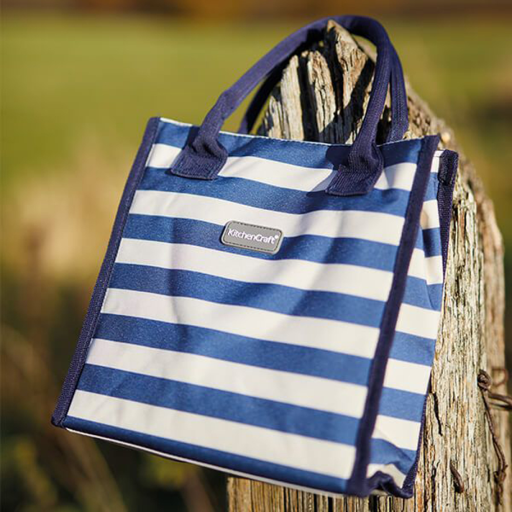 Сумка для ланча Kitchen Craft Blue Stripes, 4 л