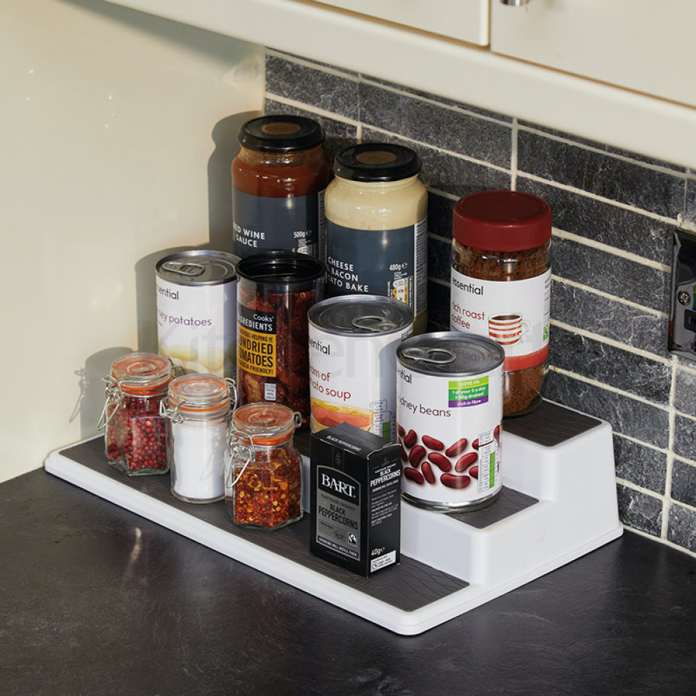 Подставка для банок Kitchen Craft, трехуровневая, 38 х 22,5 х 8,5 см