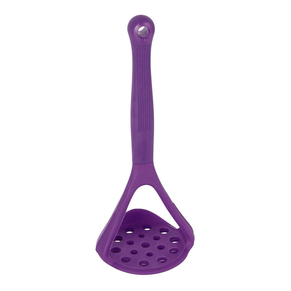 Пресс для картофеля Kitchen Craft COLOUR WORKS, фиолетовый, силикон, 24,5 см
