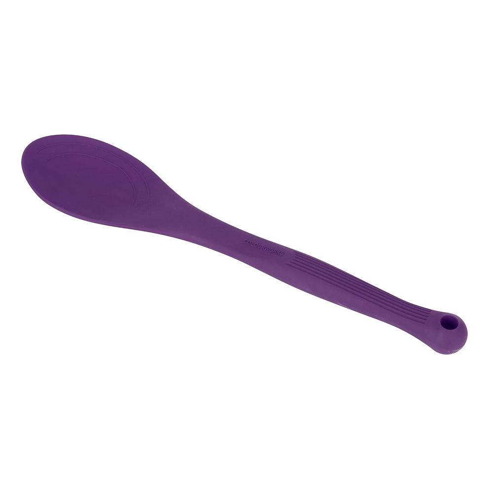Ложка кухонна Kitchen Craft COLOUR WORKS, фіолетова, силікон, 29 см