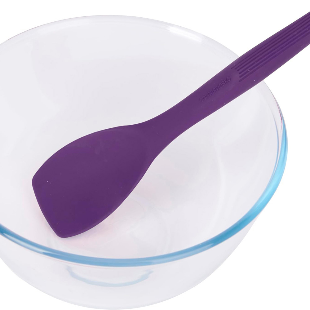 Лопатка глибока Kitchen Craft COLOUR WORKS, фіолетова, силікон, 27,5 см