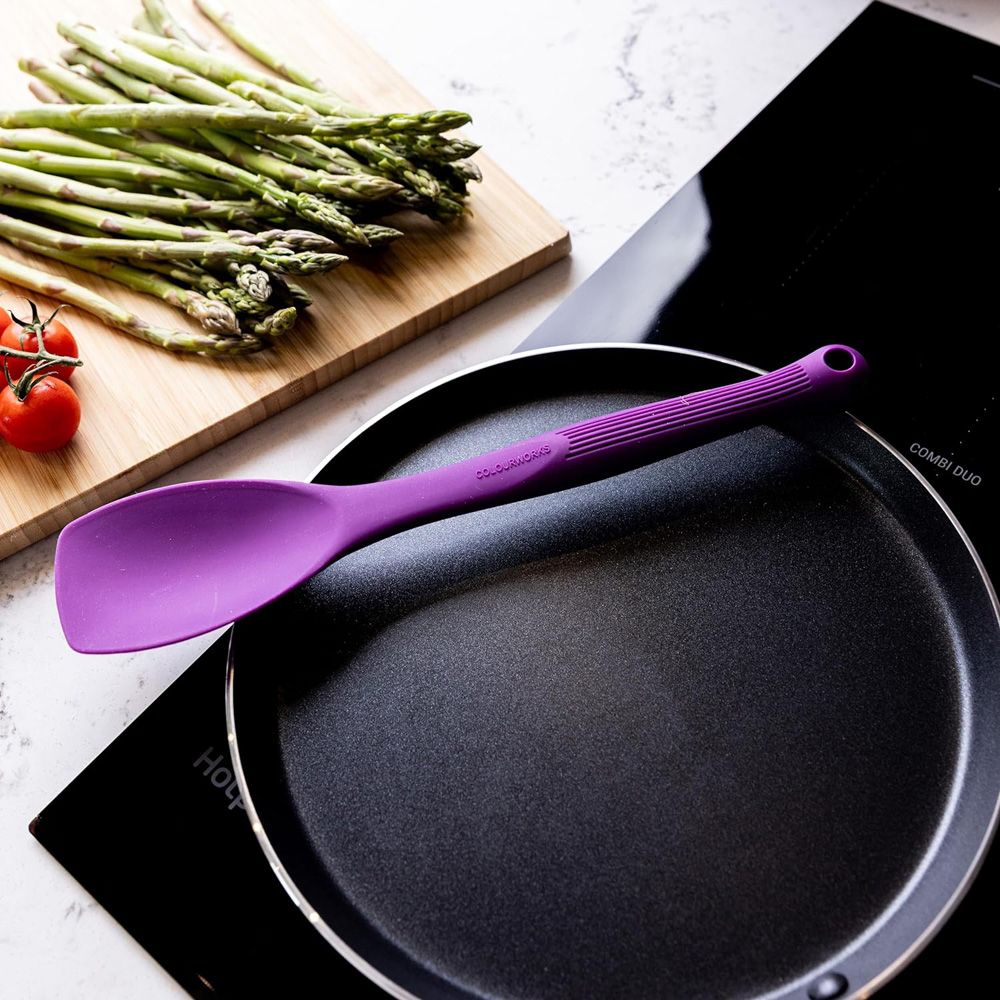 Лопатка глибока Kitchen Craft COLOUR WORKS, фіолетова, силікон, 27,5 см