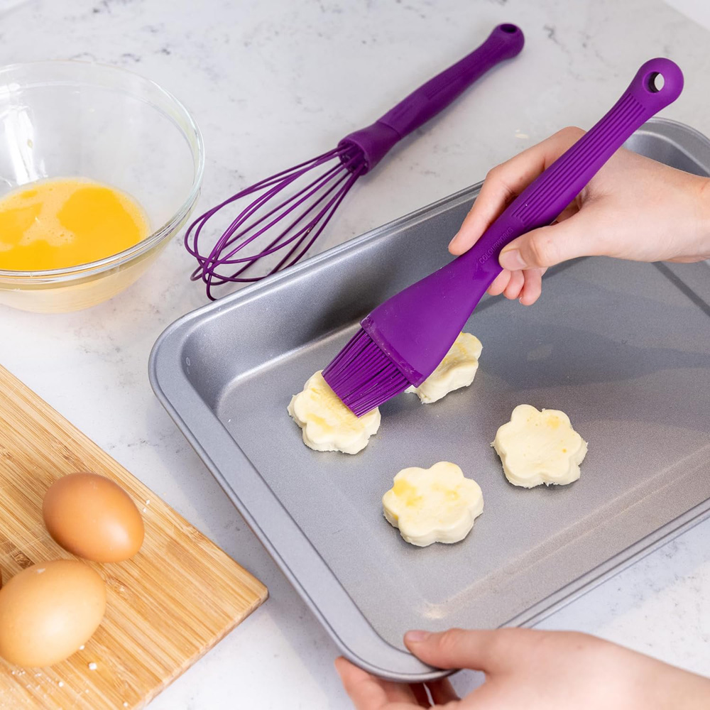 Венчик Kitchen Craft COLOUR WORKS, фиолетовый, силикон, 31 см