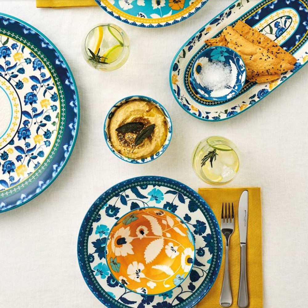 Блюдо сервировочное Maxwell & Williams RHAPSODY BLUE, фарфор, 40 х 28 см