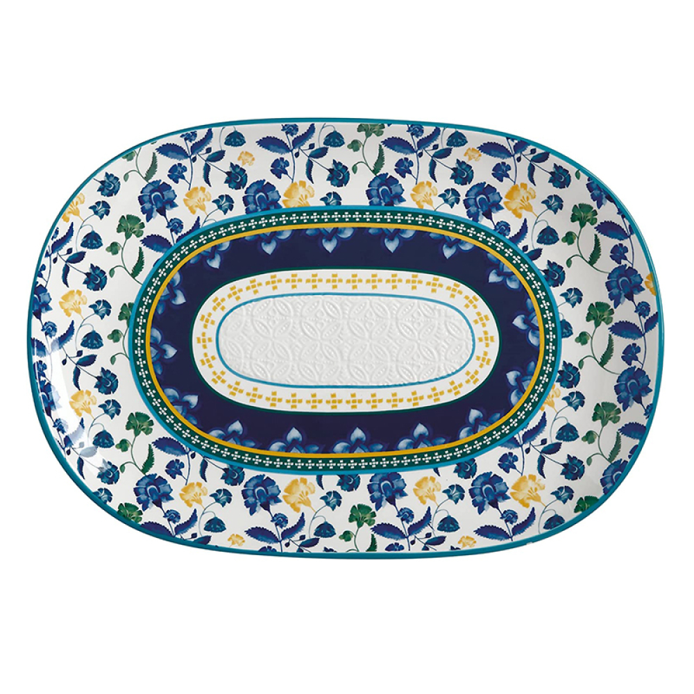 Блюдо сервировочное Maxwell & Williams RHAPSODY BLUE, фарфор, 40 х 28 см