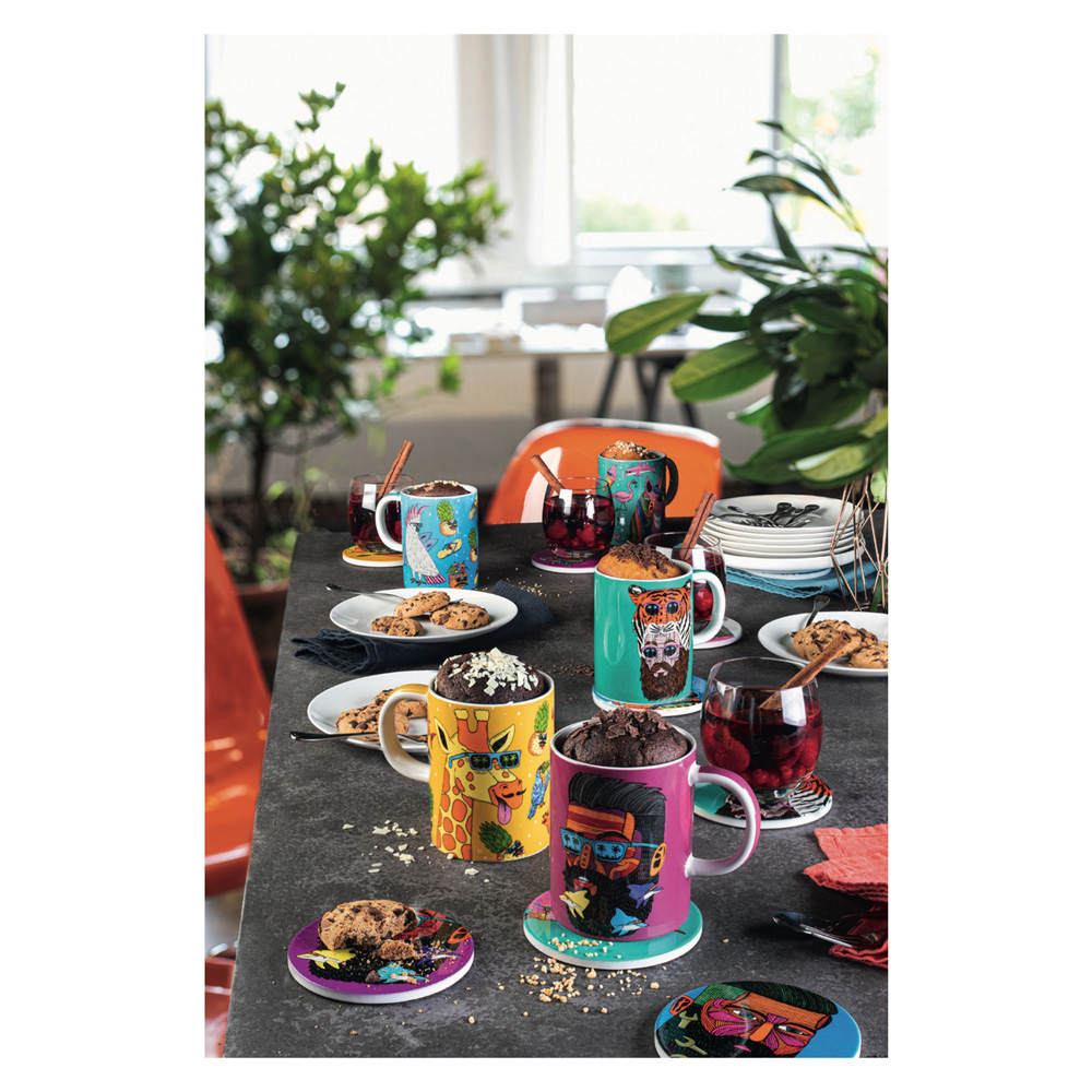 Подставка под кружку Maxwell & Williams Spanner Man MULGA, фарфор, диам. 10 см