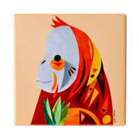 Подставка под кружку Maxwell & Williams Orangutan PETE CROMER, керамика, 9,5 х 9,5 см