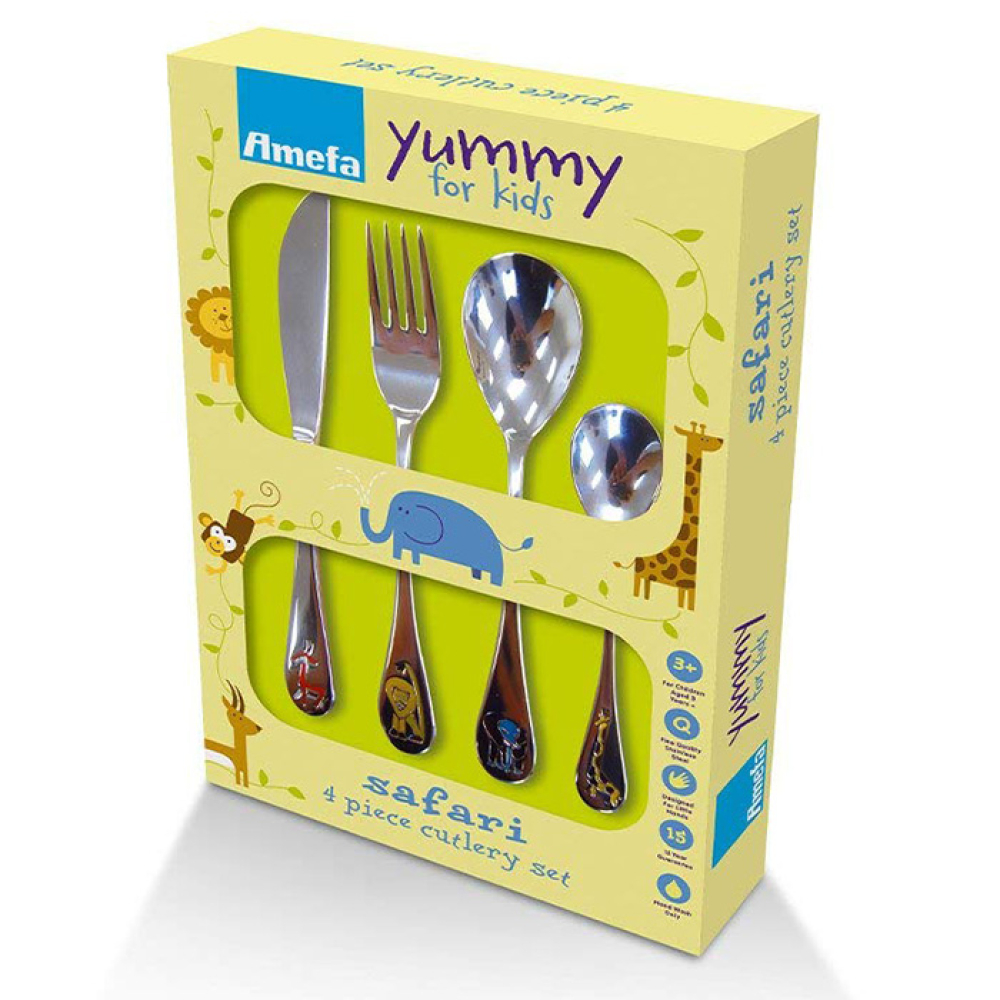 Набор детских столовых приборов Amefa SAFARI, 4 пр.
