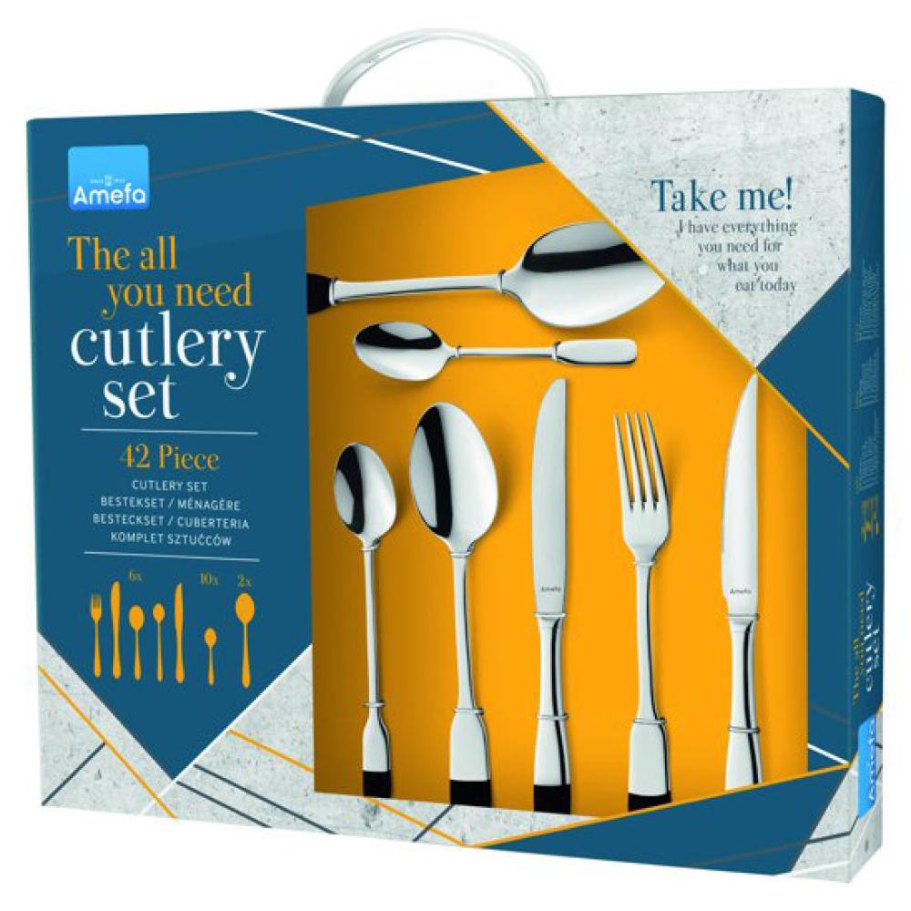 Набор столовых приборов Amefa TRIOMPHE, 42 пр.