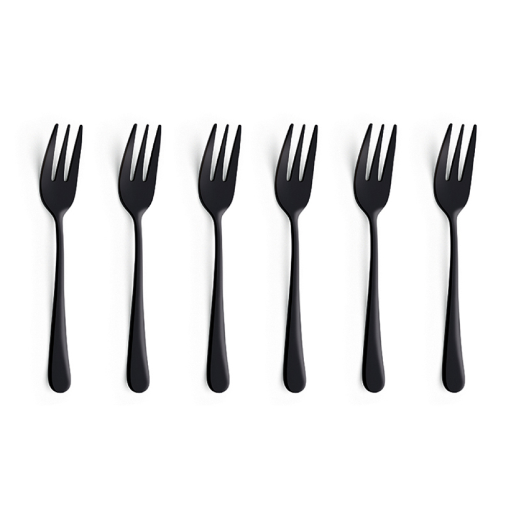 Набір десертних вилок Amefa AUSTIN BLACK, 6 шт.