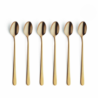 Набор ложек для холодного чая Amefa AUSTIN GOLD, 6 шт.