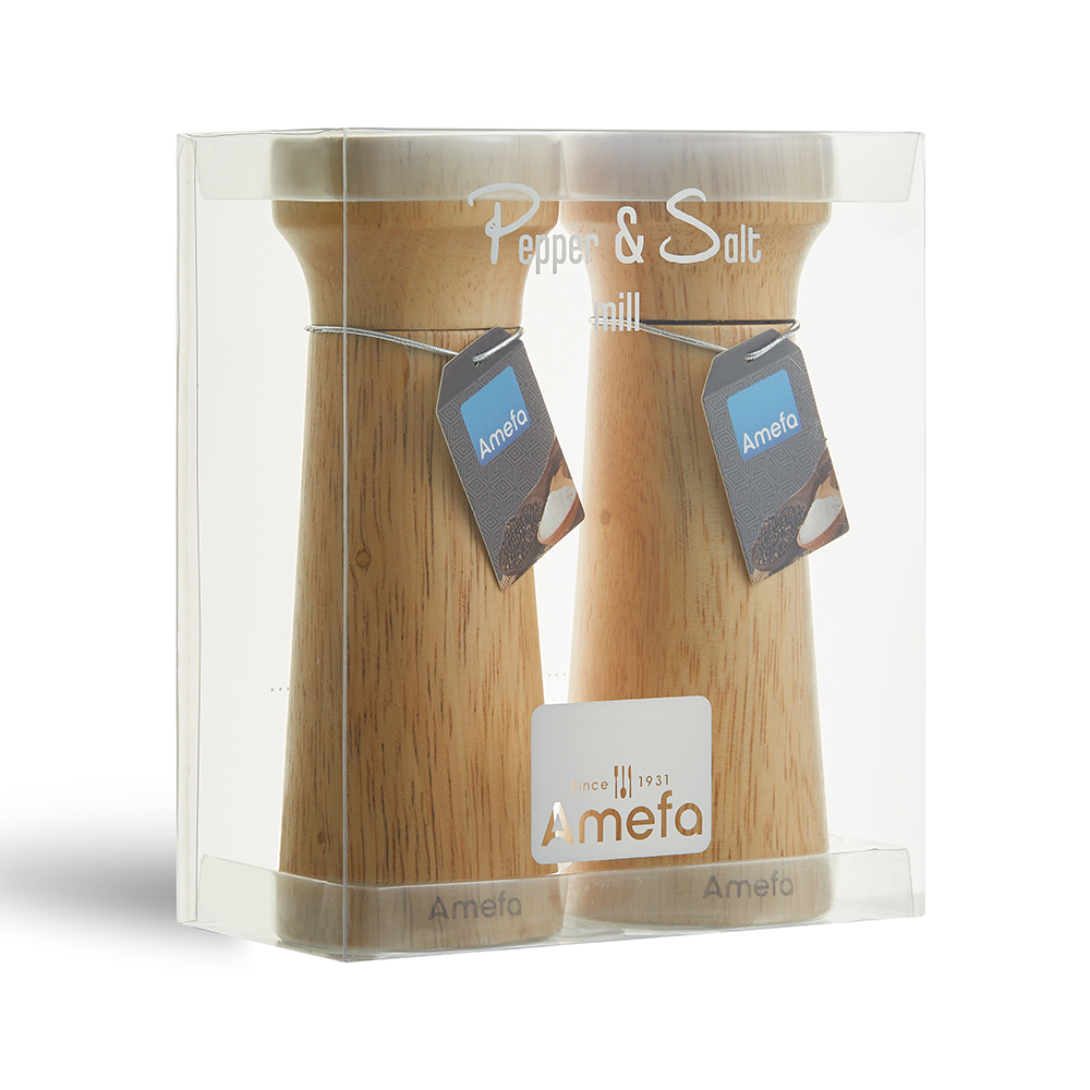 Набор для соли и перца Amefa MODERN WOOD, 15 см, 2 пр.
