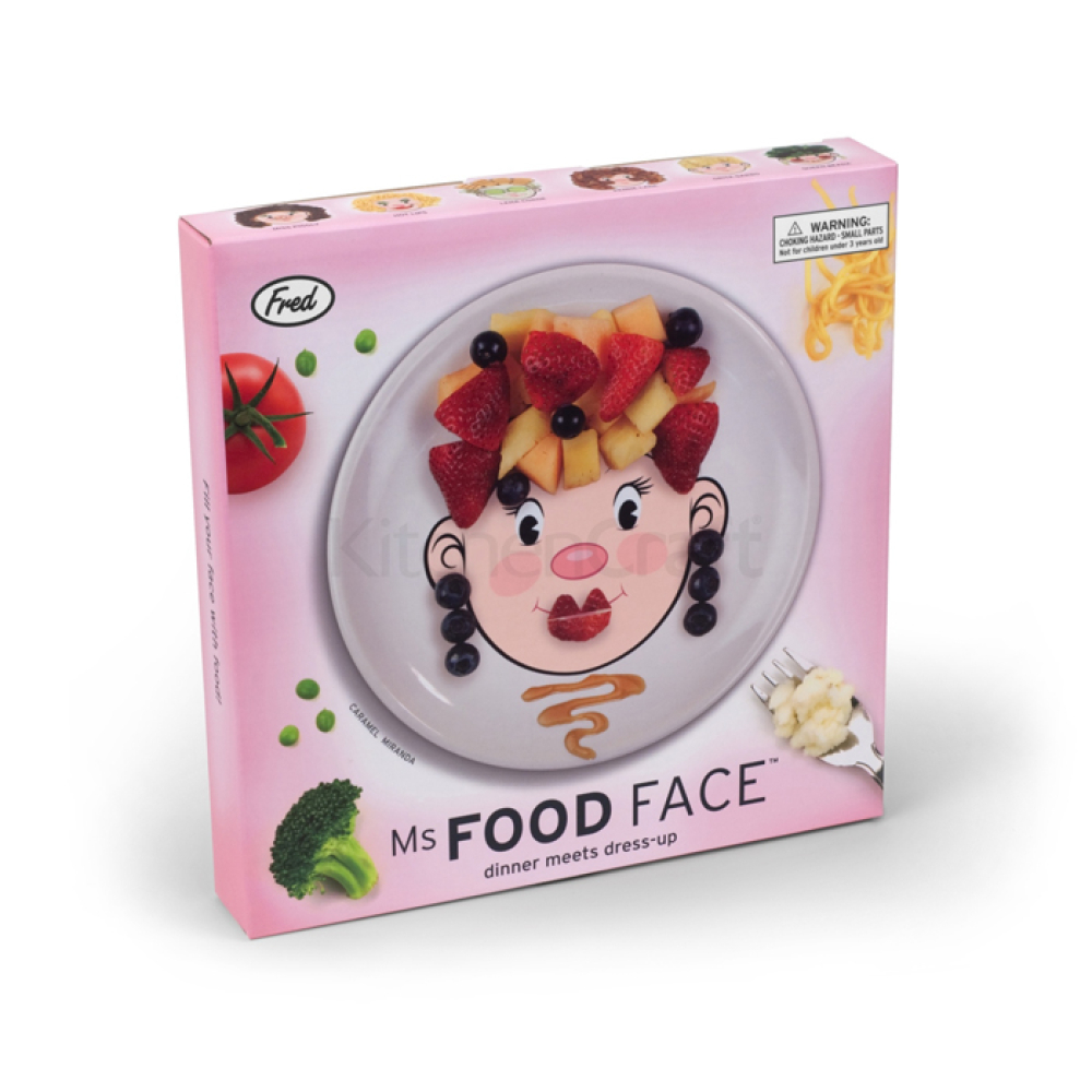 Тарілка дитяча Kitchen Craft GIRL FOOD FACE