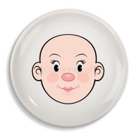 Тарілка дитяча Kitchen Craft GIRL FOOD FACE