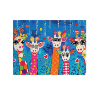 Рушник кухонний Maxwell & Williams Mr Gee Family LOVE HEARTS, бавовна, 50 х 70 см