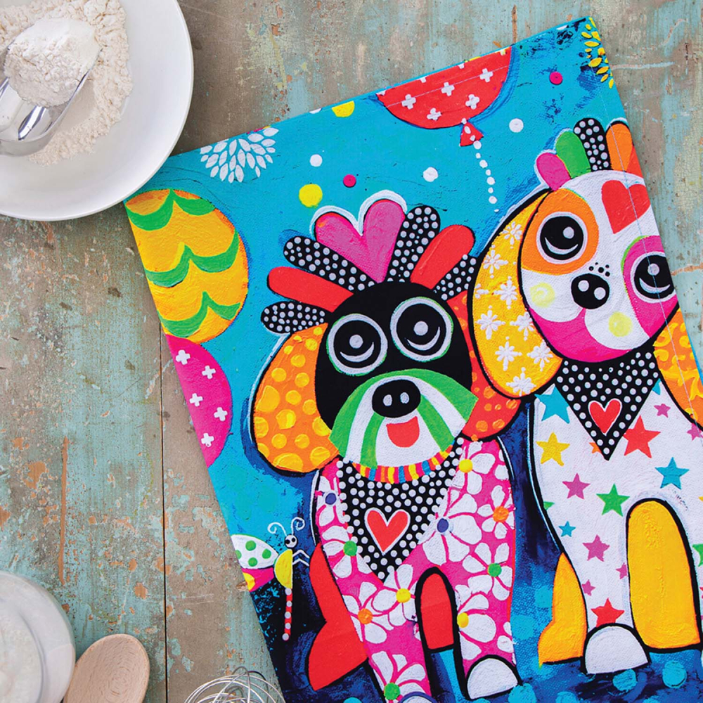 Рушник кухонний Maxwell & Williams Oodles of Love LOVE HEARTS, бавовна, 50 х 70 см