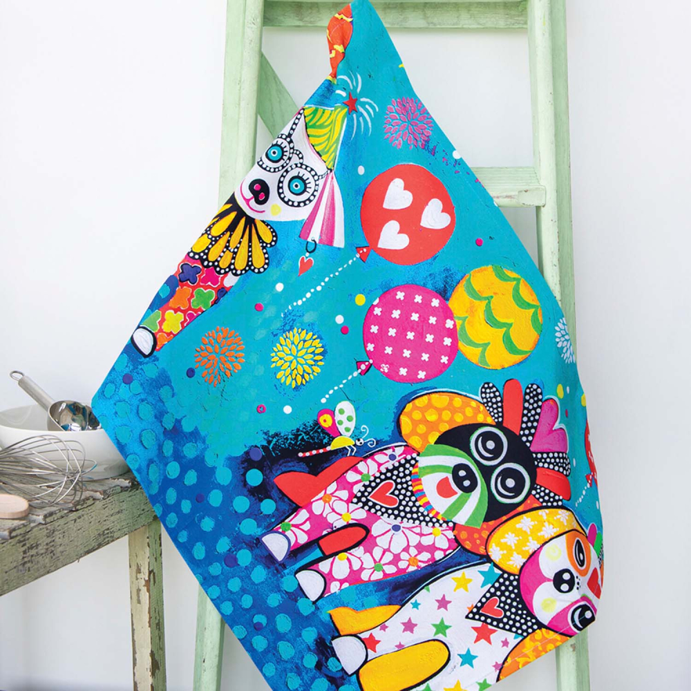 Рушник кухонний Maxwell & Williams Oodles of Love LOVE HEARTS, бавовна, 50 х 70 см