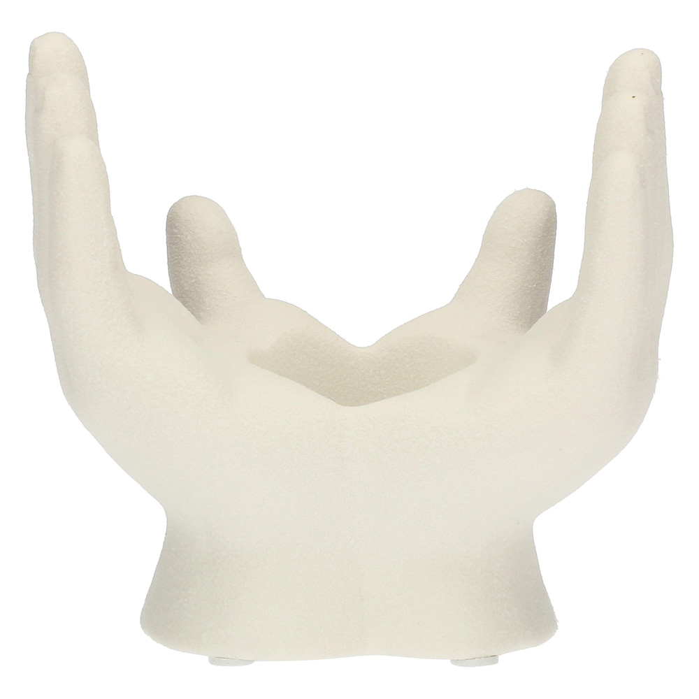 Свічник Rituali Domestici LOVE HANDS, порцеляна, 14 х 8 х 13 см