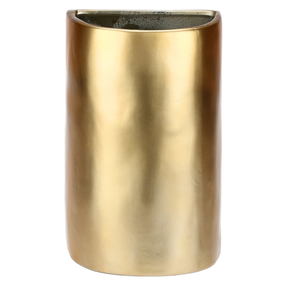 Ваза Rituali Domestici AUGUSTO EAR GOLD, керамика, 15 х 15 х 23,5 см