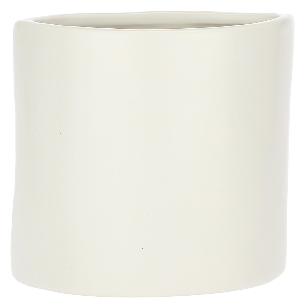 Ваза Rituali Domestici AUGUSTO EYE WHITE, керамика, 15,5 х 9 х 11 см