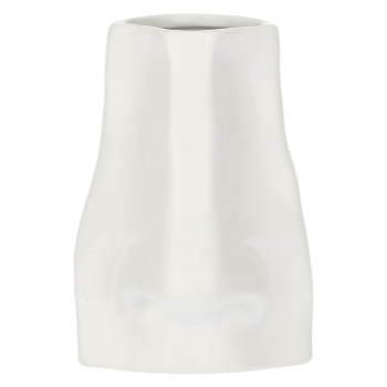 Ваза Rituali Domestici AUGUSTO NOSE WHITE, керамика, 9,5 х 8 х 13 см