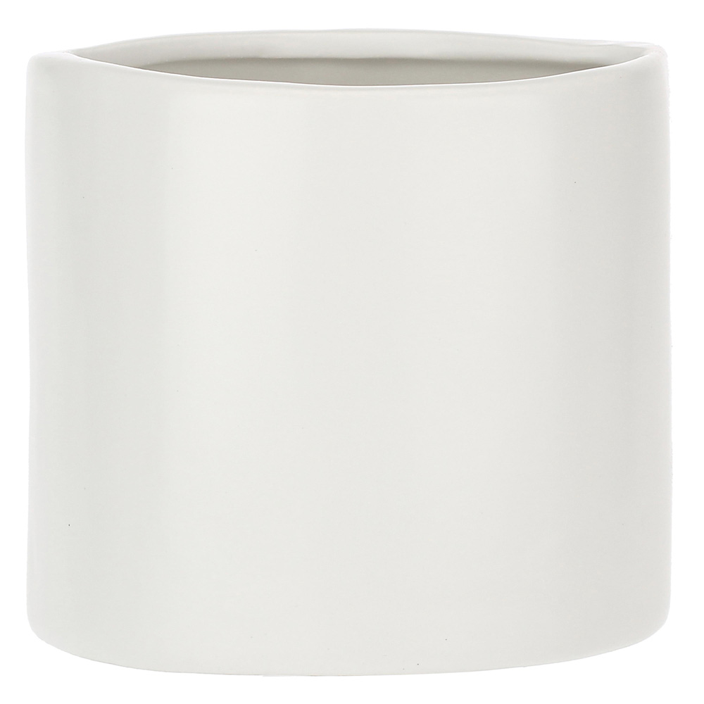 Ваза Rituali Domestici AUGUSTO MOUTH WHITE, керамика, 11 х 9 х 10 см