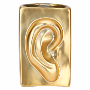 Ваза Rituali Domestici AUGUSTO EAR GOLD, керамика, 9 х 9 х 14 см