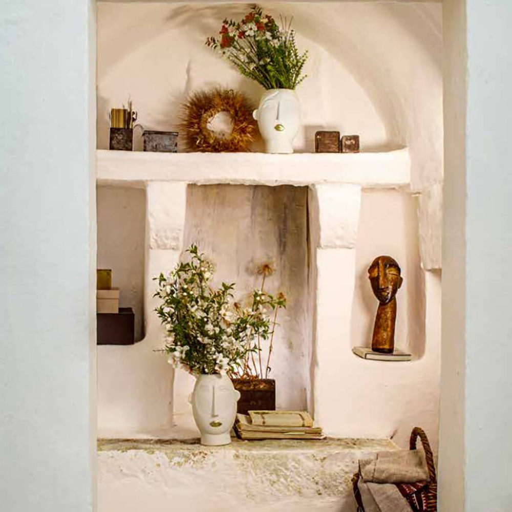 Кашпо Rituali Domestici IBELLERIO ANDREA, керамика, 24,5 х 15,5 х 19 см