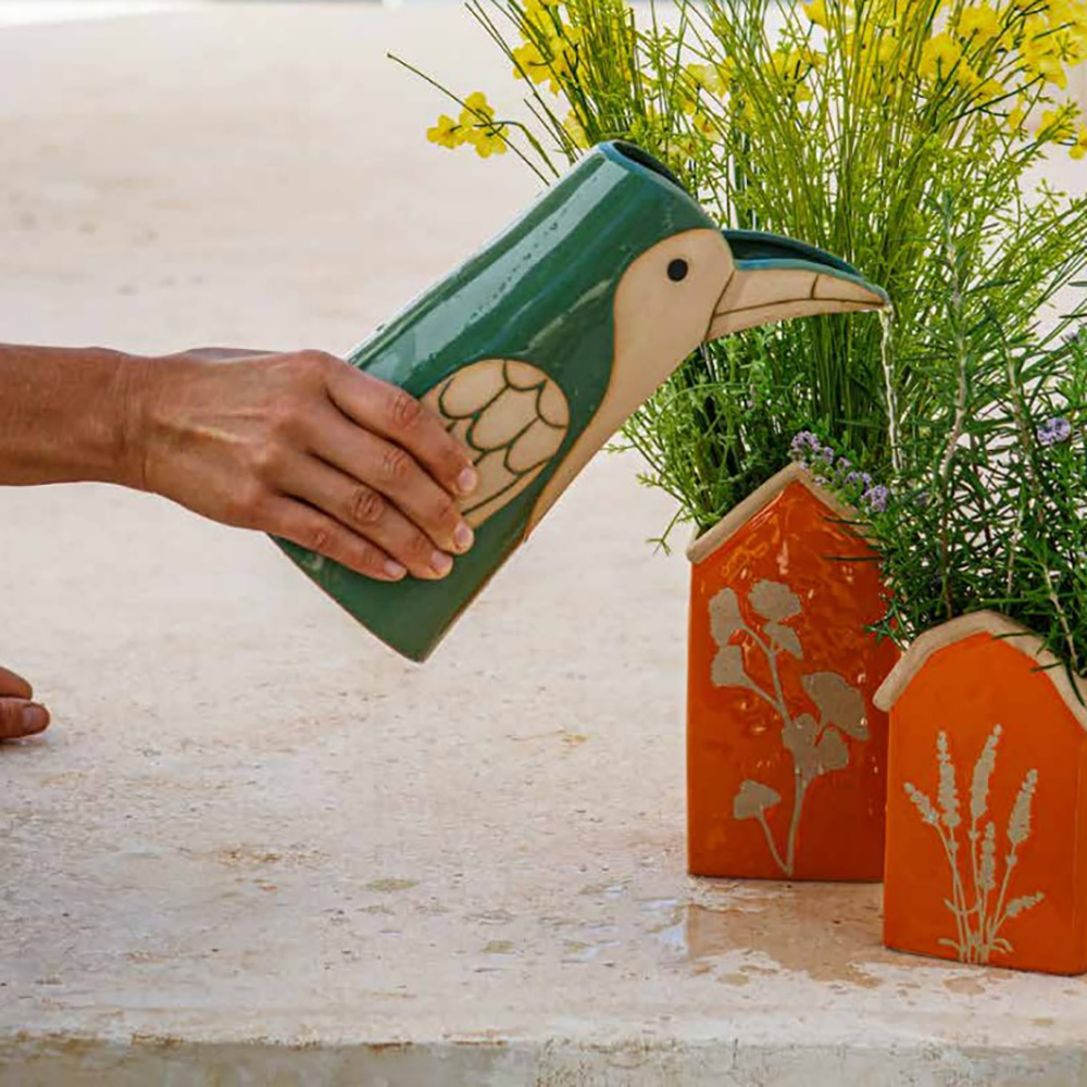 Кашпо Rituali Domestici DICASA ARANCIO, керамика, оранжевое, 10,5 х 10,5 х 20,5 см