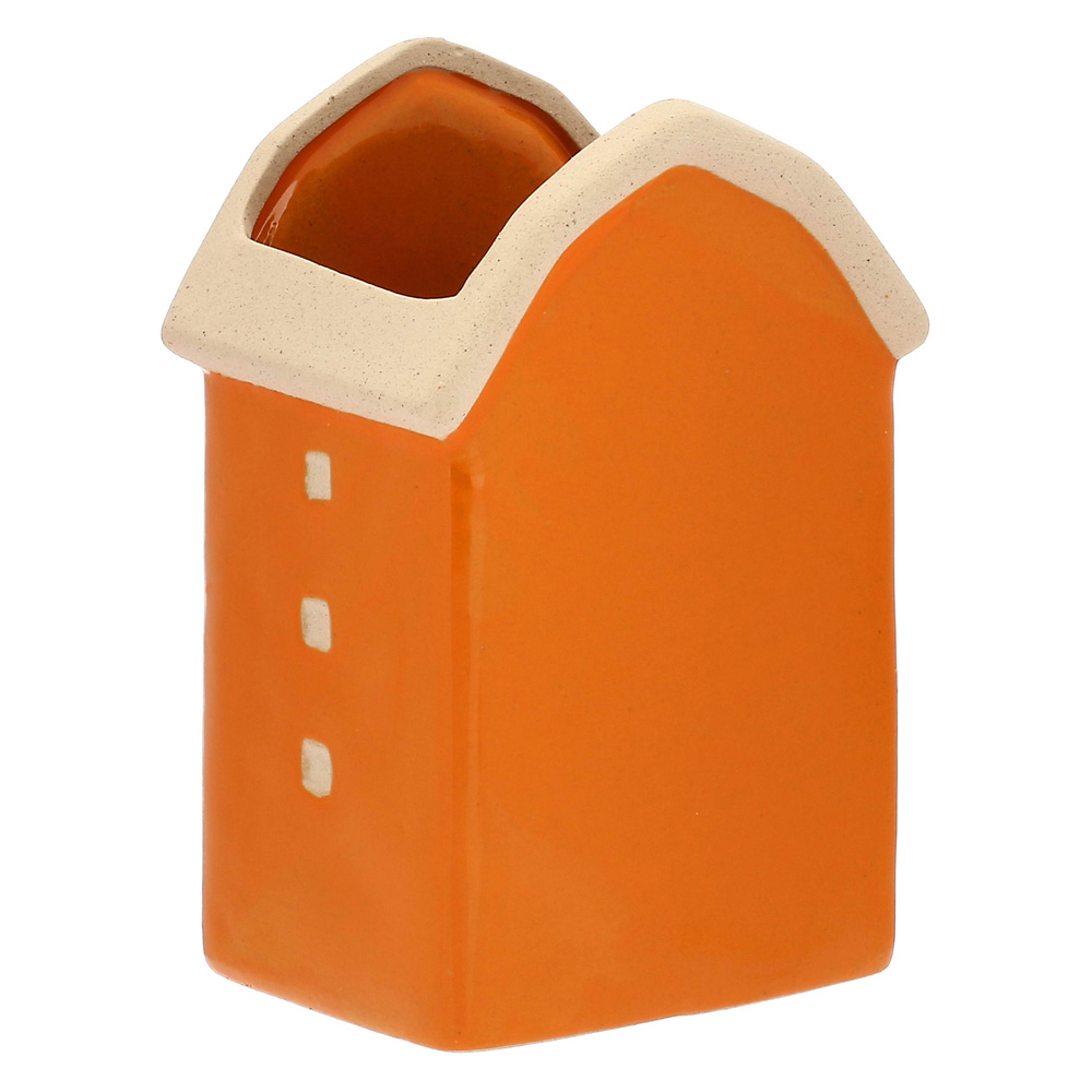 Кашпо Rituali Domestici DICASA ARANCIO, керамика, оранжевое, 10,5 х 9 х 16 см
