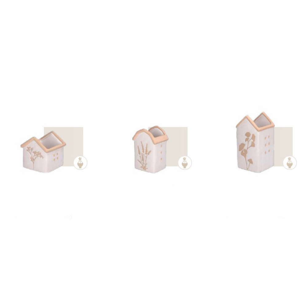 Кашпо Rituali Domestici DICASA BIANCO, керамика, белое, 11 х 11 х 13 см