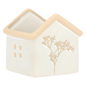 Кашпо Rituali Domestici DICASA BIANCO, керамика, белое, 11 х 11 х 13 см