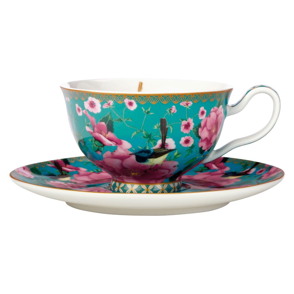 Чашка з блюдцем Maxwell & Williams TEAS&C`S Silk Road Aqua, порцеляна, 200 мл