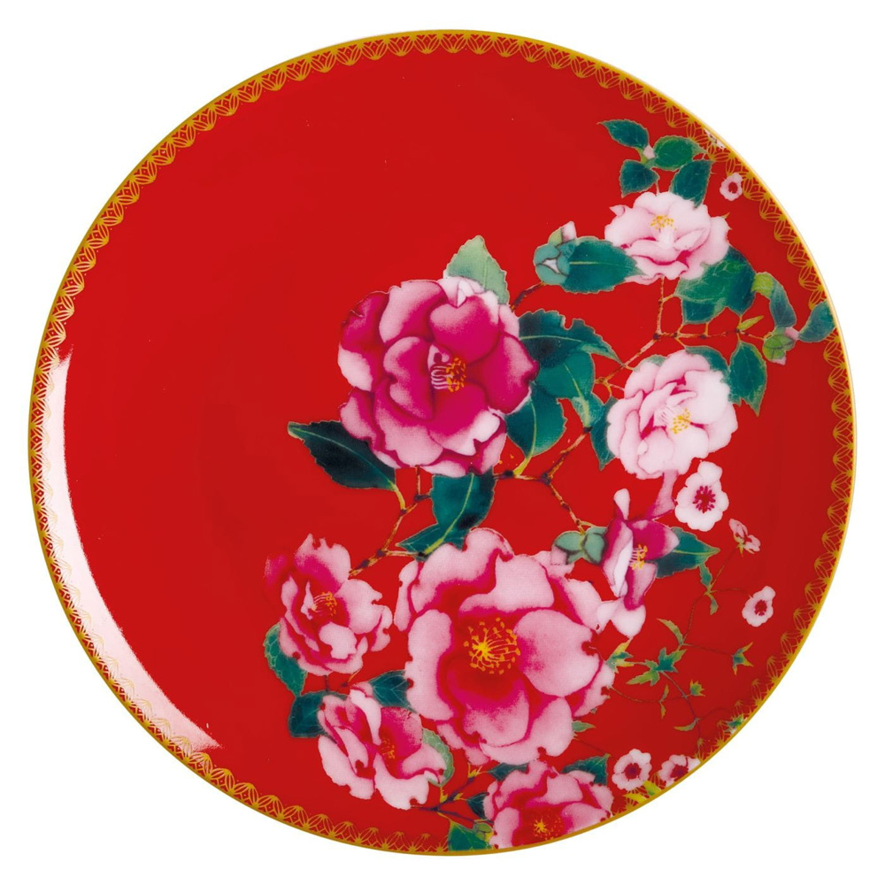 Тарілка обідня Maxwell & Williams TEAS&C`S Silk Road Cherry Red, порцеляна, діам. 19,5 см