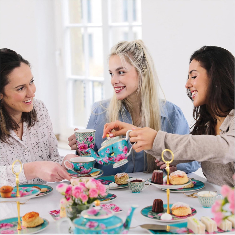 Блюдо сервірувальне прямокутне Maxwell & Williams TEAS&C`S Silk Road Aqua, порцеляна, 25 х 12 см