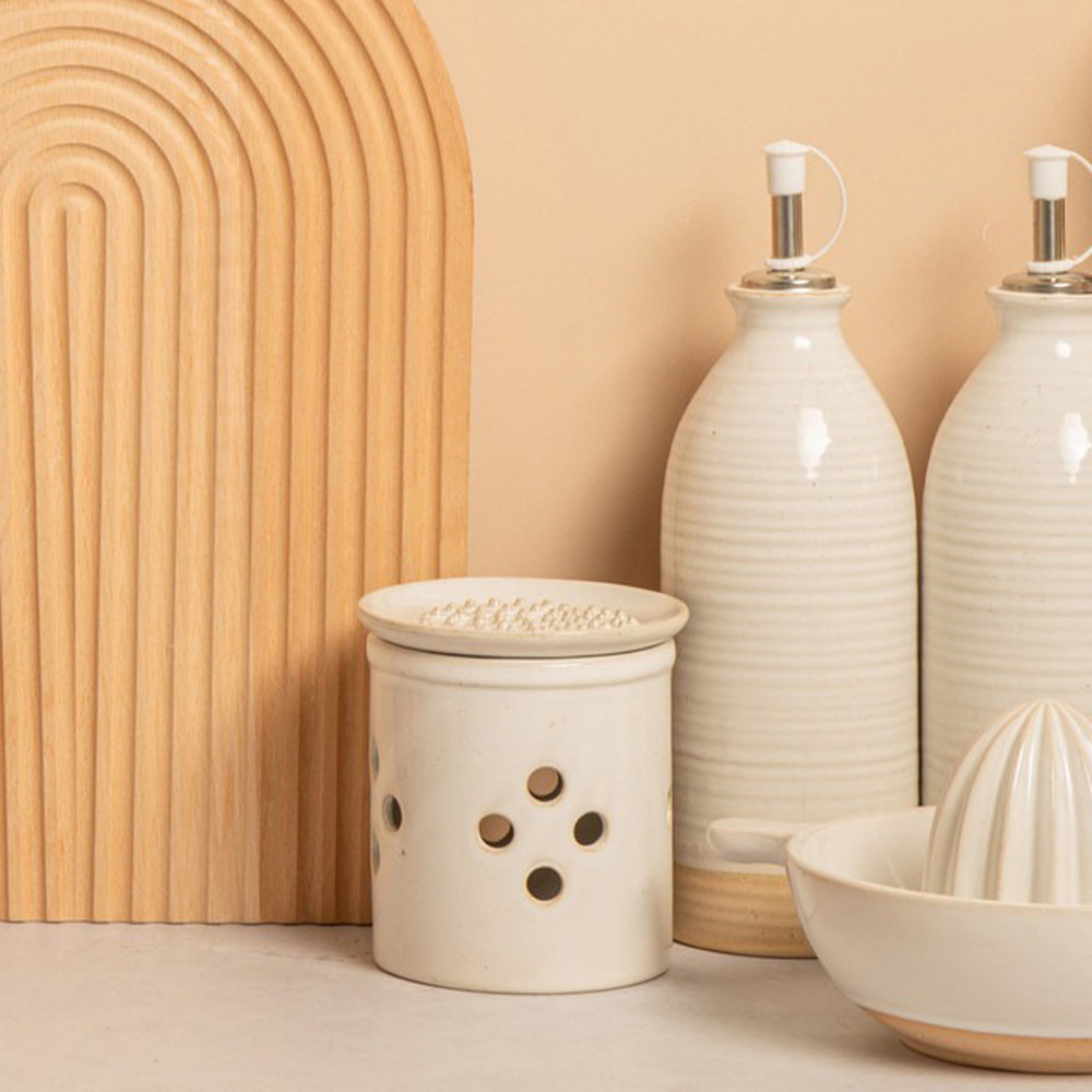 Банка для часнику Kitchen Craft IDILICA, кераміка, 9,2 х 10 см