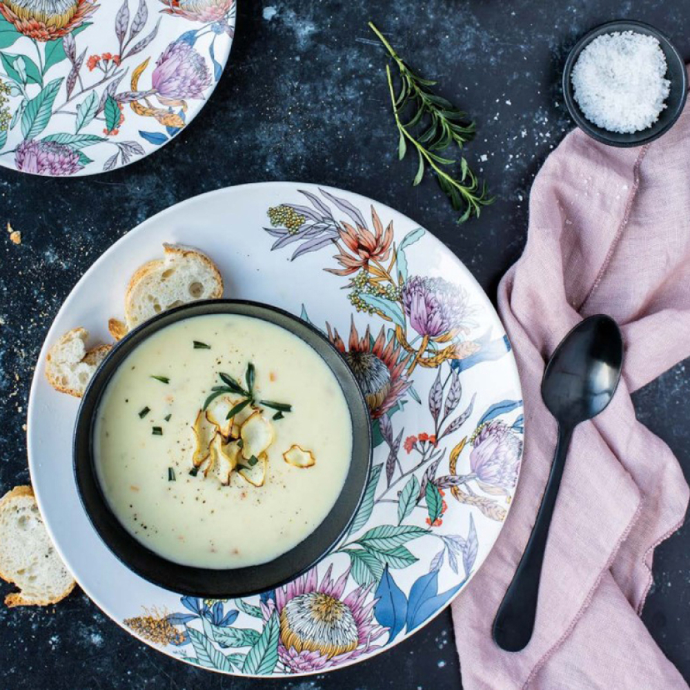 Чашка для эспрессо с блюдцем Maxwell & Williams WARATAH, фарфор, 90 мл