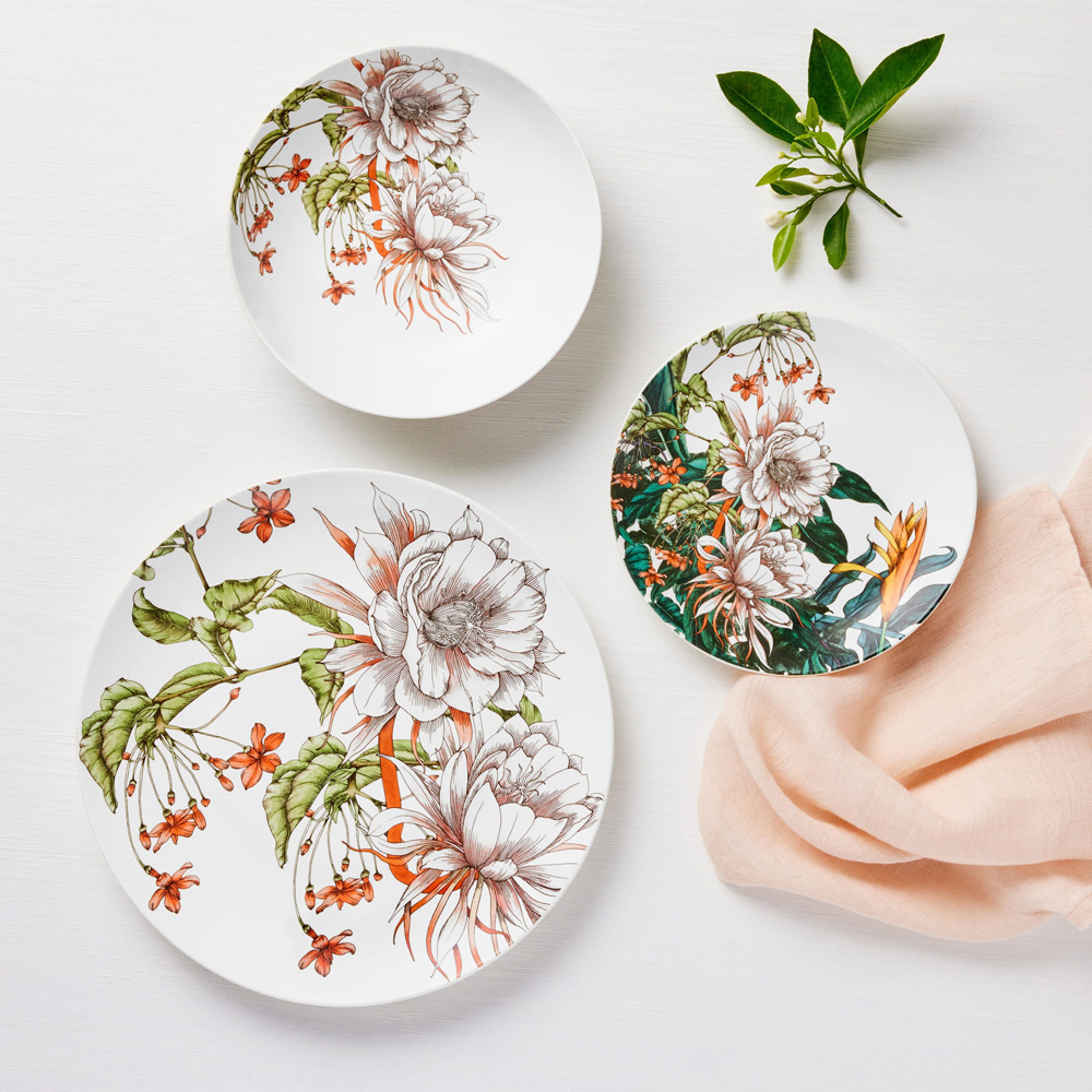 Тарілка десертна Maxwell & Williams NIGHT GARDEN FLOWER, порцеляна, діам. 19 см