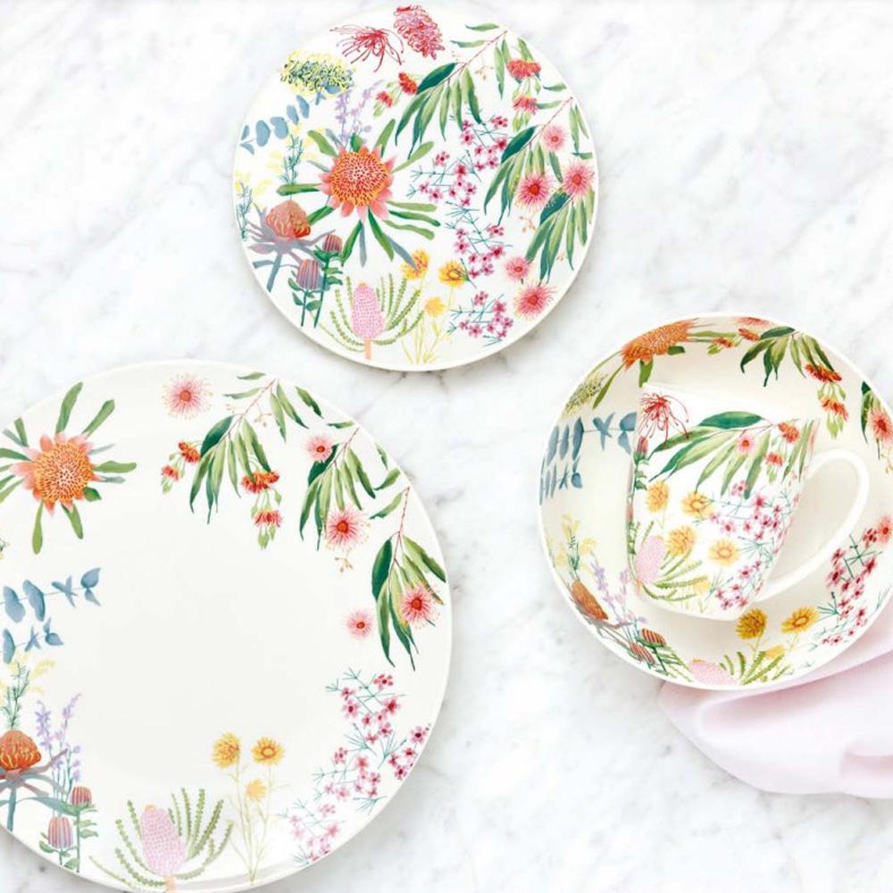 Тарілка десертна Maxwell & Williams ROYAL BOTANIC GARDENS NATIVE BLOOMS, порцеляна, діам. 19 см