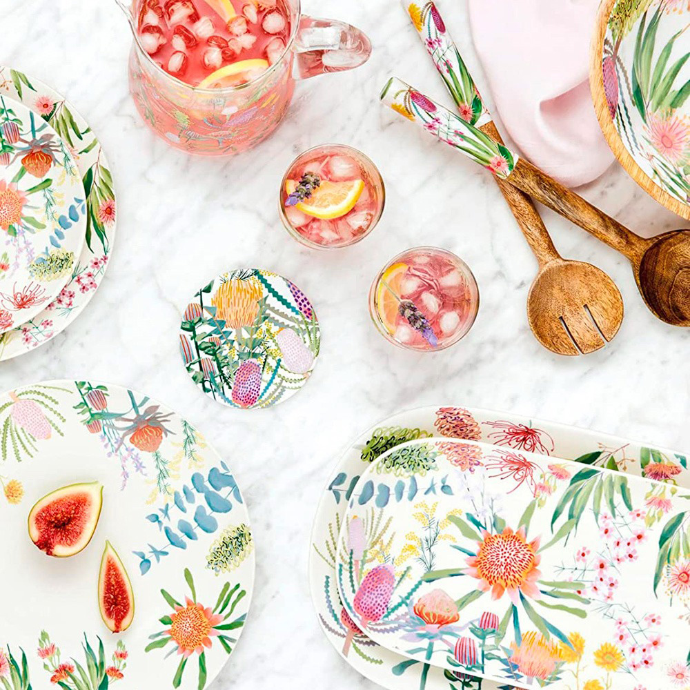 Чашка з блюдцем Maxwell & Williams ROYAL BOTANIC GARDENS NATIVE BLOOMS, порцеляна, 400 мл