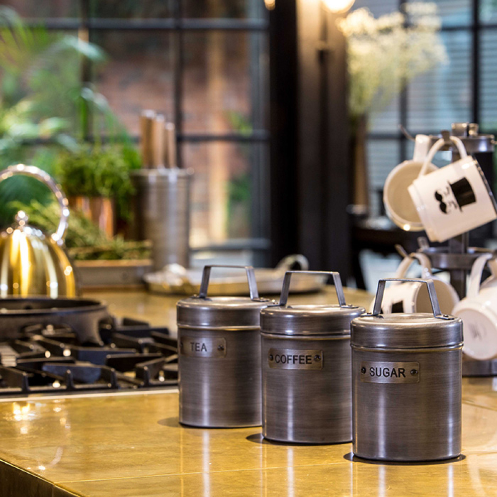 Ємність Kitchen Craft для кави, 1 л, 11х16 см, сіра