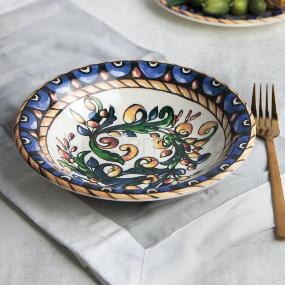 Тарілка для пасти Maxwell & Williams Trevi CERAMICA SALERNO, кераміка, діам. 21 см