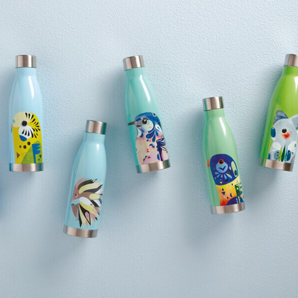 Бутылка металлическая Maxwell & Williams Budgerigar PETE CROMER, с двойными стенками, 500 мл