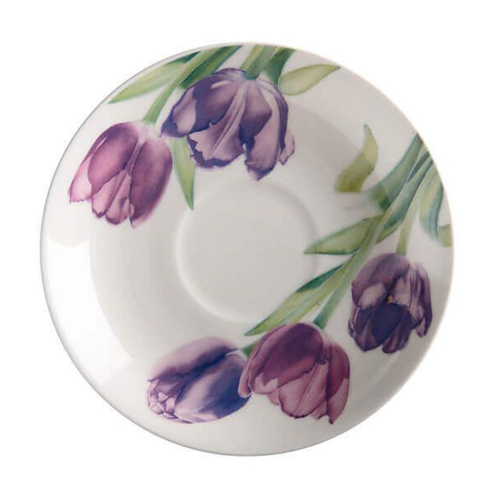 Чашка с блюдцем Maxwell & Williams Tulips FLORIADE, фарфор, 480 мл