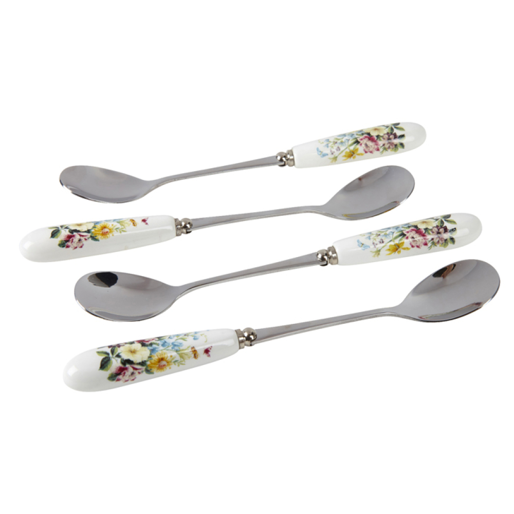 Набор ложек для холодного чая CreativeTops ENGLISH GARDEN, 4 шт.