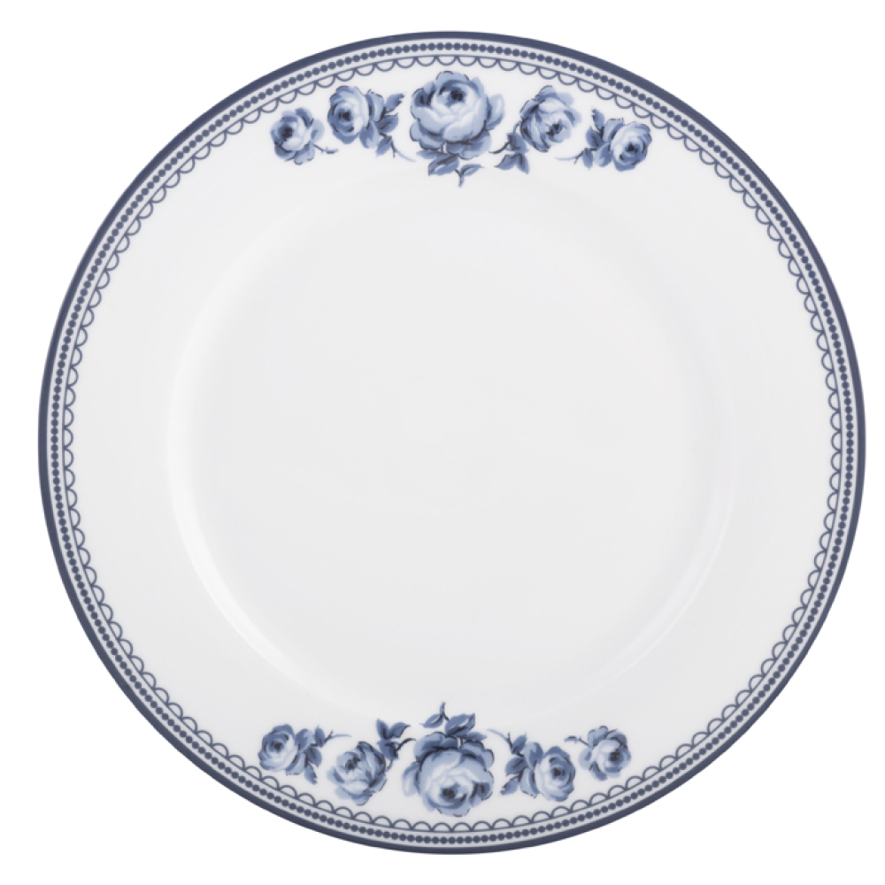 Тарелка обеденная CreativeTops VINTAGE INDIGO, круглая, фарфор, диам. 27 см