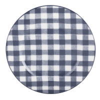 Тарелка десертная CreativeTops VINTAGE INDIGO Gingham, фарфор, диам. 19 см