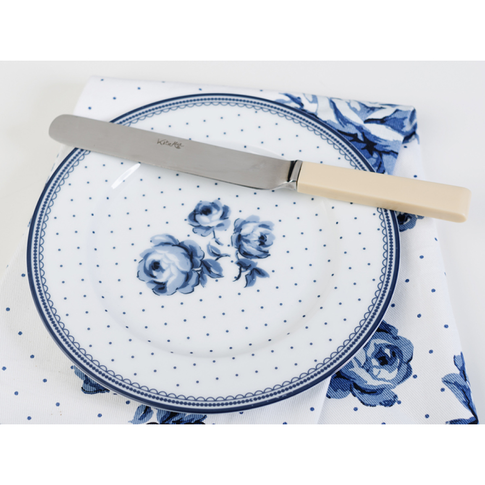 Тарілка десертна CreativeTops VINTAGE INDIGO White Floral, порцеляна, діам. 19 см