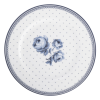 Тарелка десертная CreativeTops VINTAGE INDIGO White Floral, фарфор, диам. 19 см