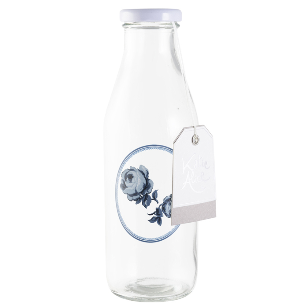 Пляшка CreativeTops VINTAGE INDIGO, скляна, 500 мл